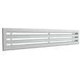 Diffuseur 3 fentes blanc de 1000x150 mm