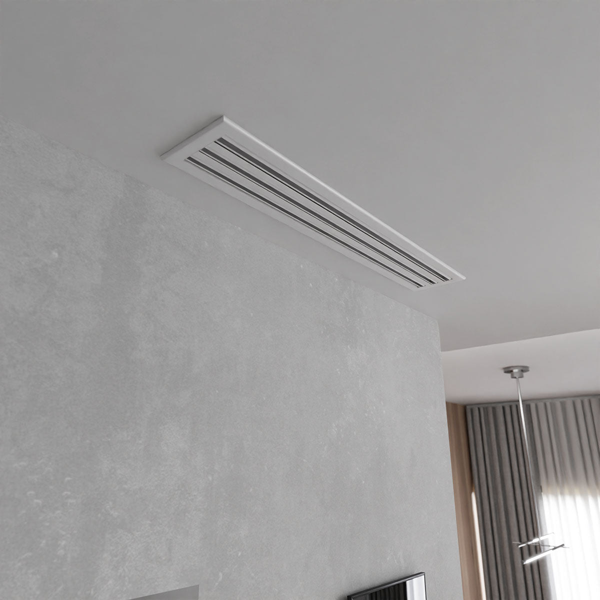 Diffuseur 3 fentes blanc de 1000x150 mm