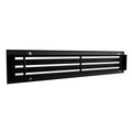 Diffuseur 3 fentes noir de 800 x 150 mm