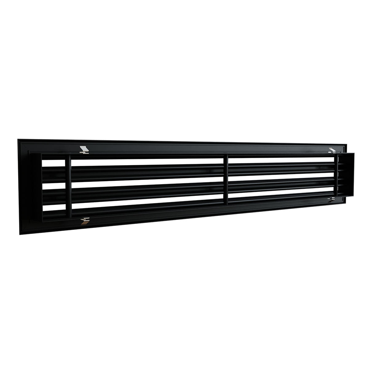 Diffuseur 3 fentes noir de 800 x 150 mm