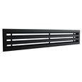 Diffuseur 3 fentes noir de 800 x 150 mm