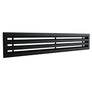 Diffuseur 3 fentes noir de 800 x 150 mm