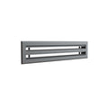 Diffuseur 2 fentes anthracite 600x100 mm