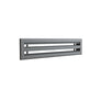 Diffuseur 2 fentes anthracite 600x100 mm