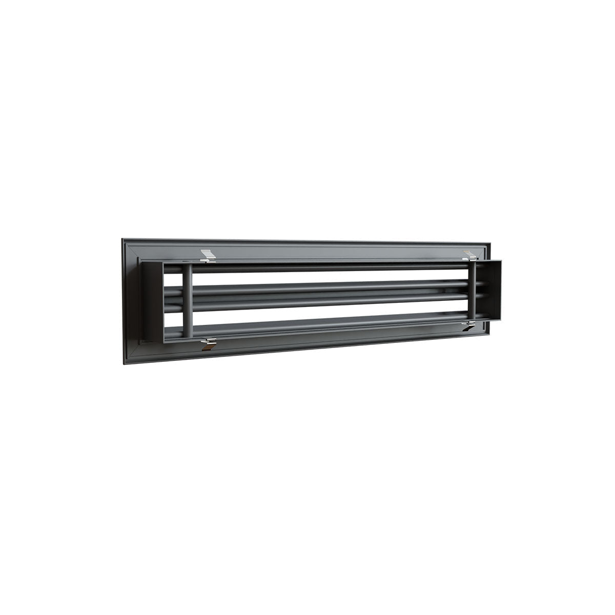 Diffuseur 2 fentes anthracite 600x100 mm