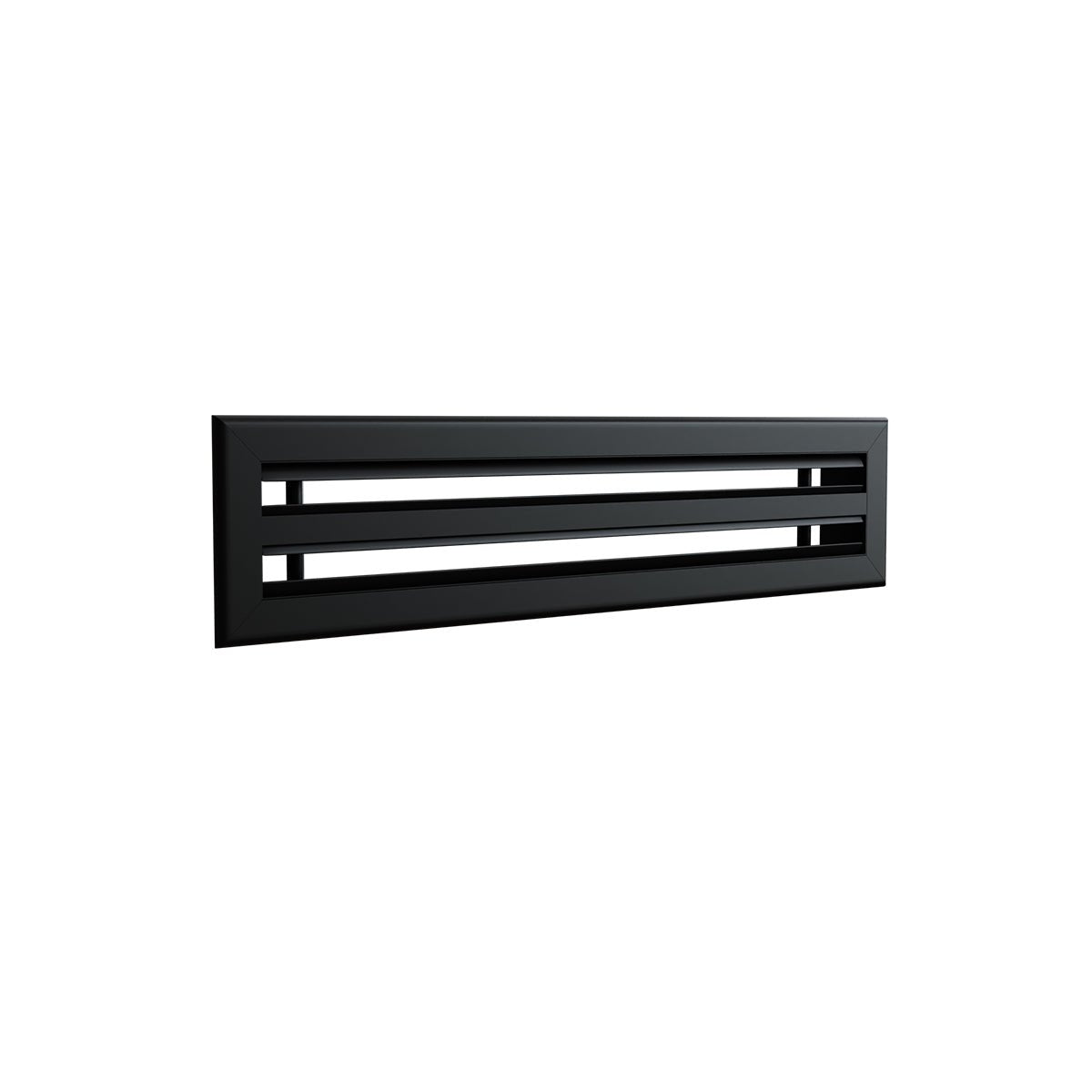 Diffuseur 2 fentes noir de 600 x 100 mm