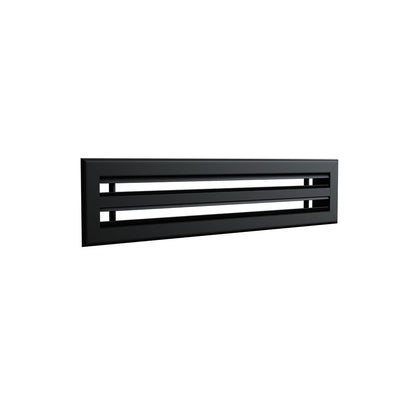 Diffuseur 2 fentes noir de 600 x 100 mm