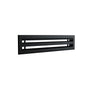 Diffuseur 2 fentes noir de 600 x 100 mm