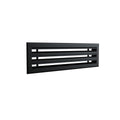 Diffuseur 3 fentes noir de 600 x 150 mm