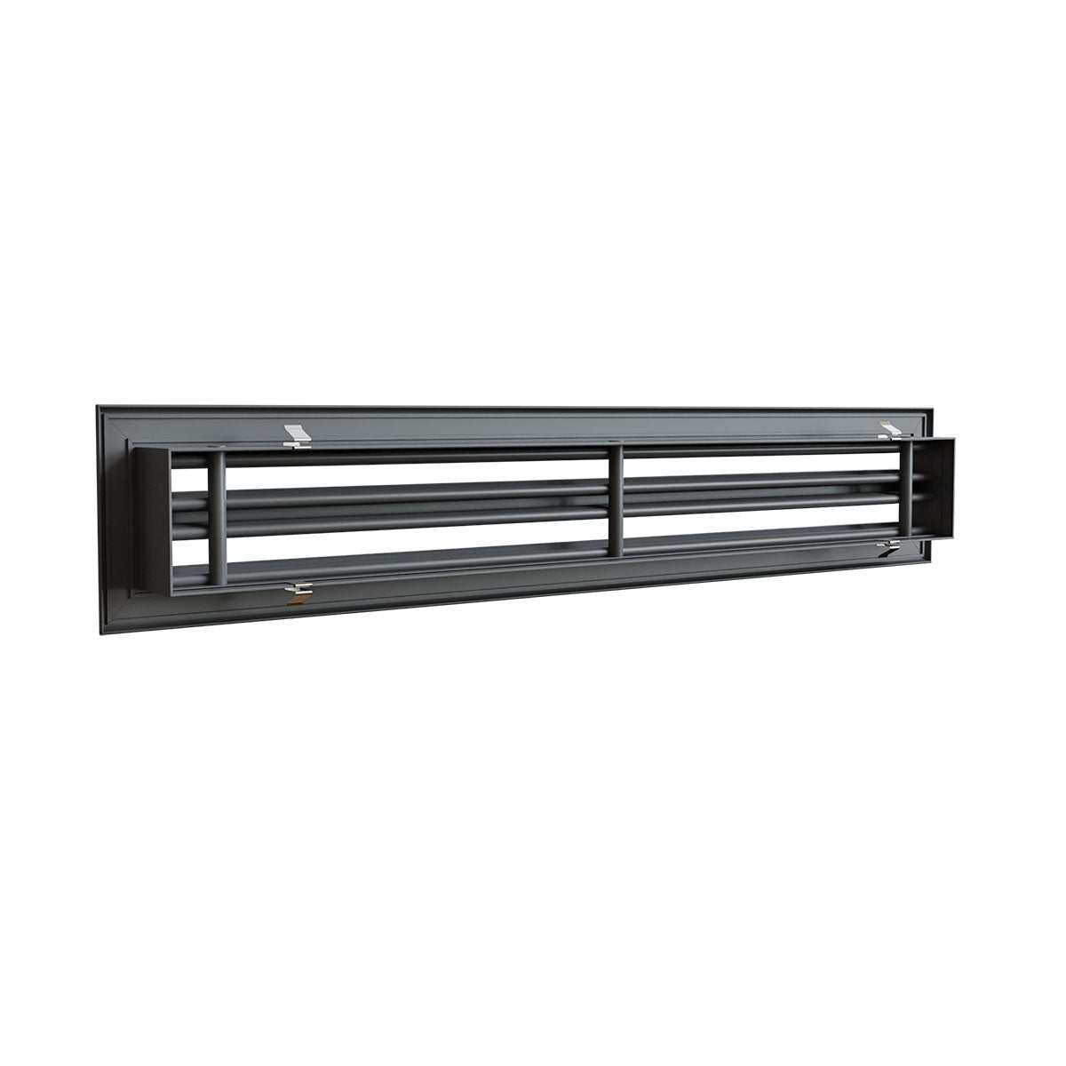Diffuseur 2 fentes anthracite 800x100 mm