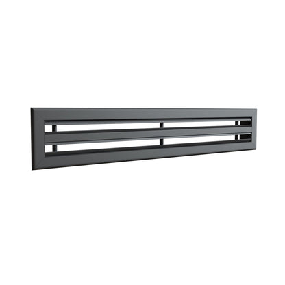 Diffuseur 2 fentes anthracite 800x100 mm