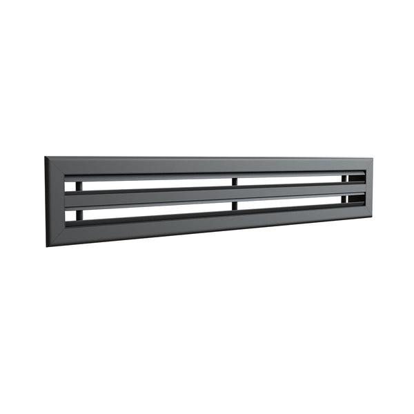 Diffuseur 2 fentes anthracite 800x100 mm