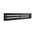 Diffuseur 2 fentes noir de 800 x 100 mm