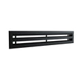 Diffuseur 2 fentes noir de 800 x 100 mm