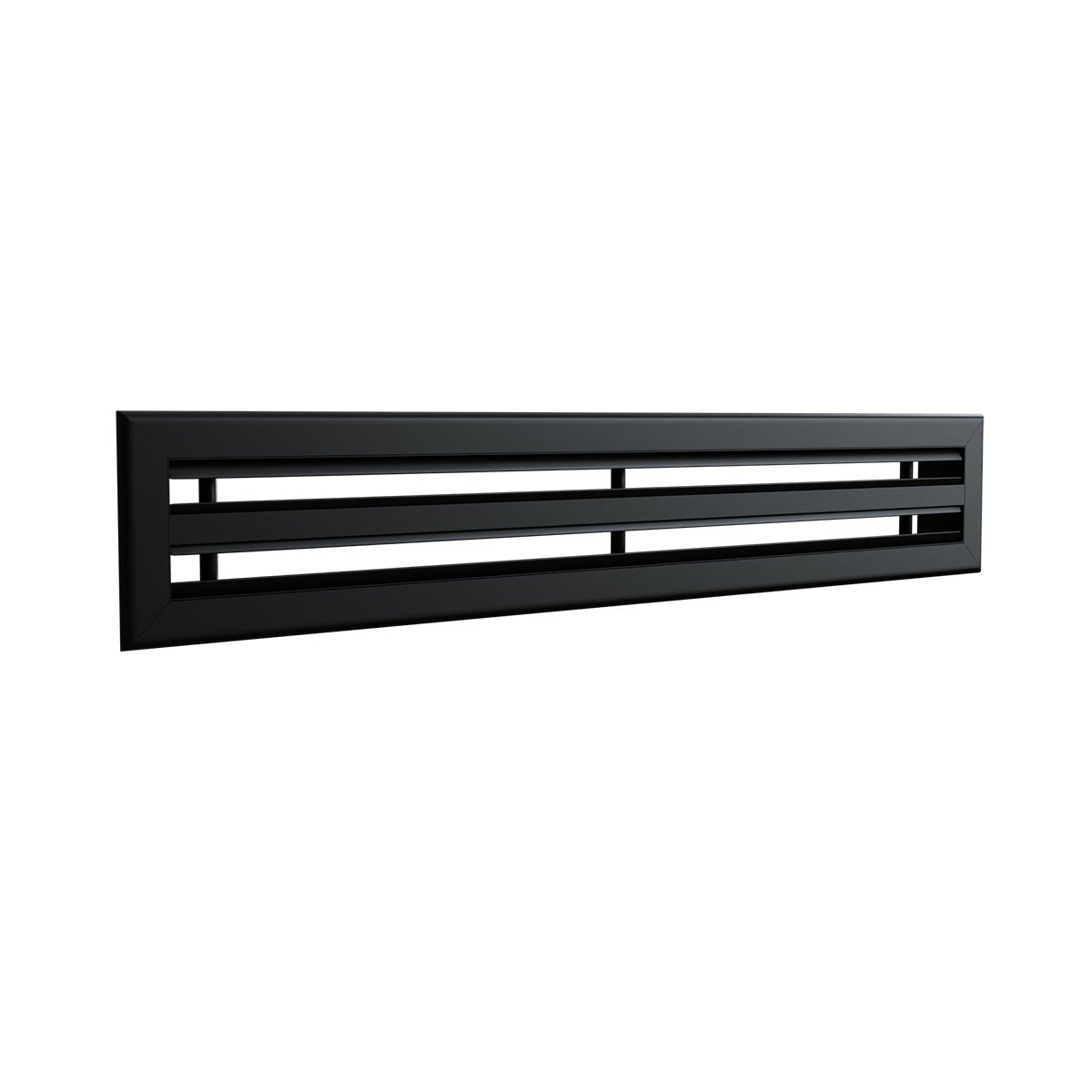 Diffuseur 2 fentes noir de 800 x 100 mm