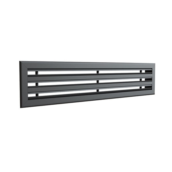 Diffuseur 3 fentes anthracite 800x150 mm