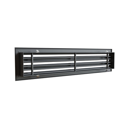 Diffuseur 3 fentes anthracite 800x150 mm