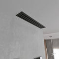 Diffuseur 3 fentes noir de 800 x 150 mm