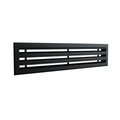 Diffuseur 3 fentes noir de 800 x 150 mm