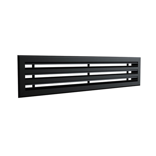 Diffuseur 3 fentes noir de 800 x 150 mm