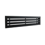 Diffuseur 3 fentes noir de 800 x 150 mm