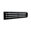 Diffuseur 3 fentes noir de 800 x 150 mm