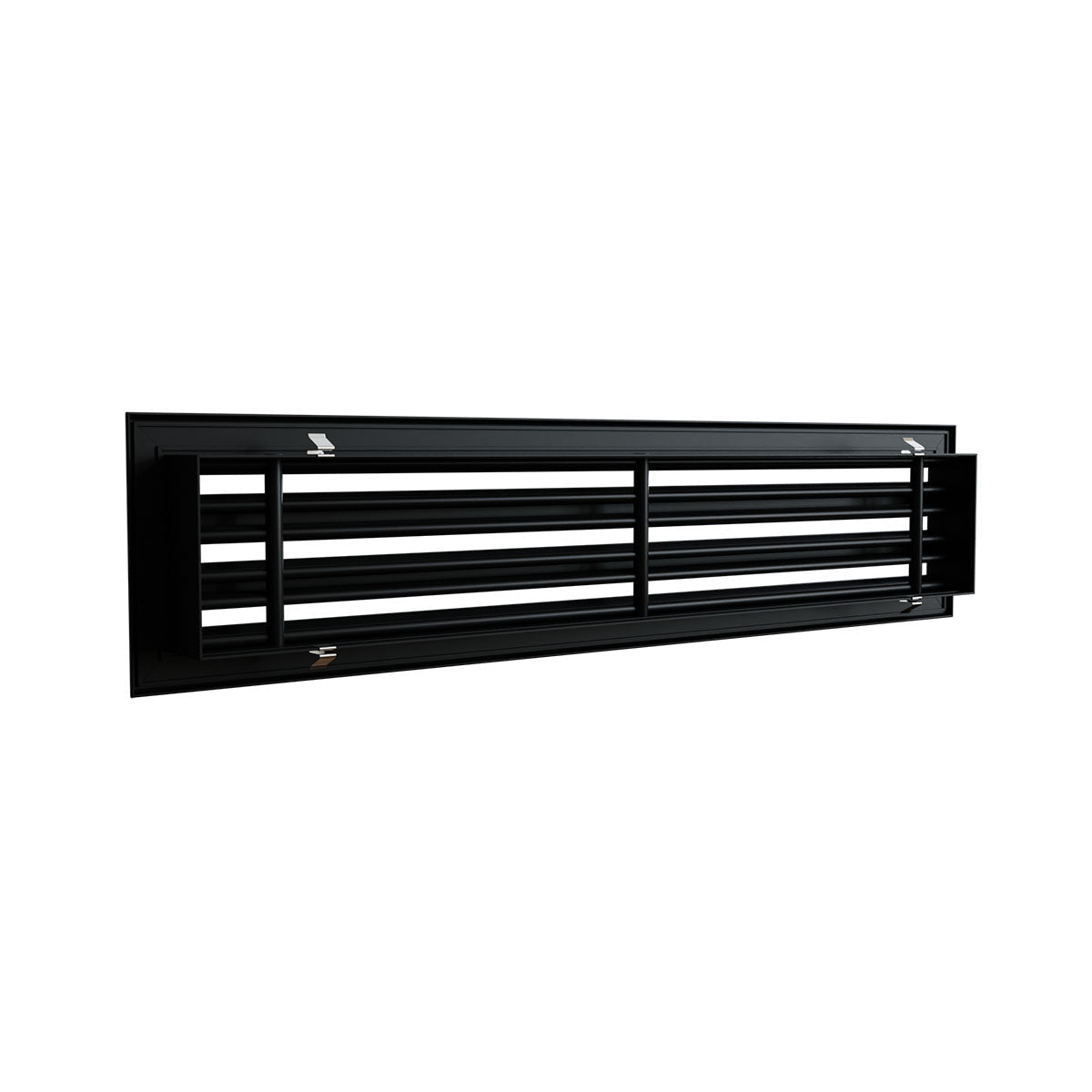 Diffuseur 3 fentes noir de 800 x 150 mm