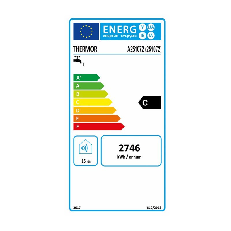 Chauffe-eau Duralis 251072 Vertical mural étroit 100 Litres