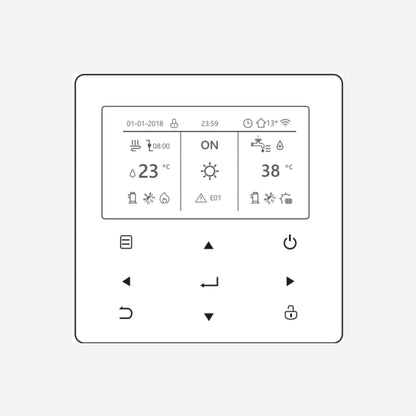 Edge F - 8 kW monophasé - Pompe à chaleur R290 - Clivet #39682353
