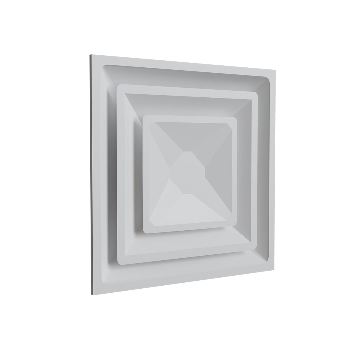Diffuseur faux-plafond blanc mat Ø 200