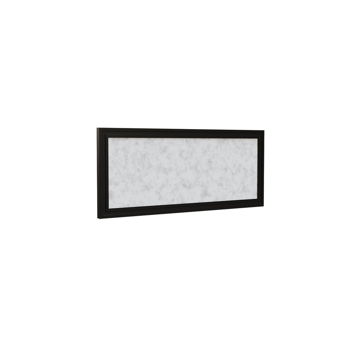 Filtre grille de reprise noire 400x200