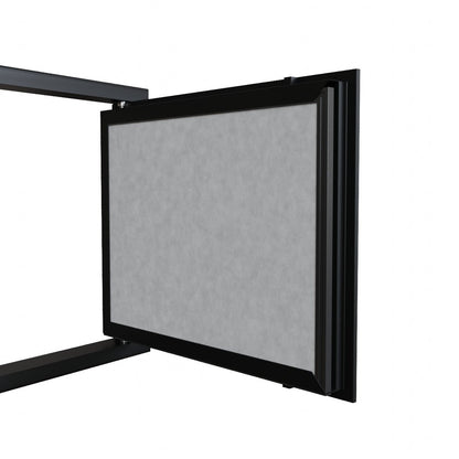 Filtre grille de reprise noire 500x400