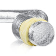 Gaine souple isolée Longueur 10m Isolation thermique 50mm ø250mm