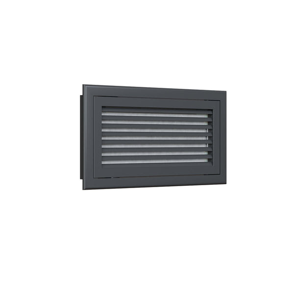 Grille de reprise à ailettes de 400x200