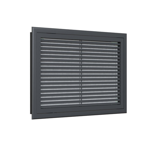 Grille de reprise à ailettes de 600x400