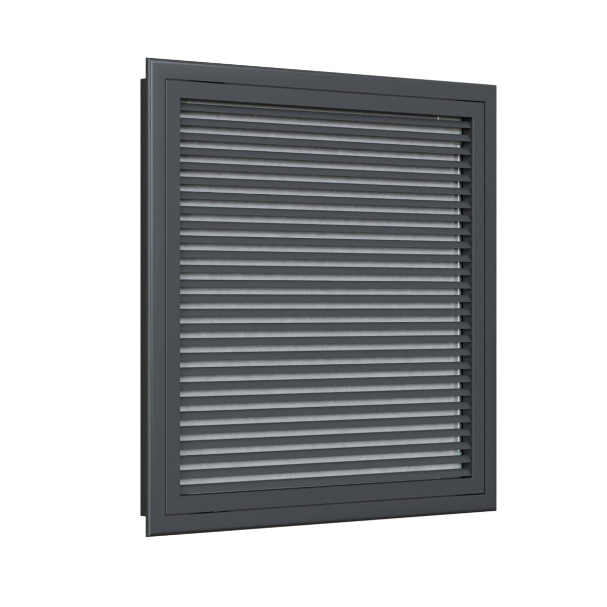 Grille de reprise à ailettes de 600x600