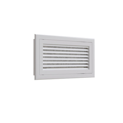 Grille de reprise à ailettes de 400x200