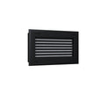 Grille de reprise à ailettes de 400x200