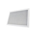Grille de reprise porte-filtre 600x400 mm aluminium blanc mat