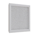 Grille de reprise porte - filtre aluminium blanc mat 600x600 mm - GRAD600X600