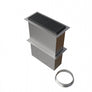 Grille de sol aluminium gris 400 x150 mm