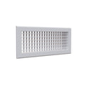 Grille de soufflage double déflexion 400x150 mm - DD400X150