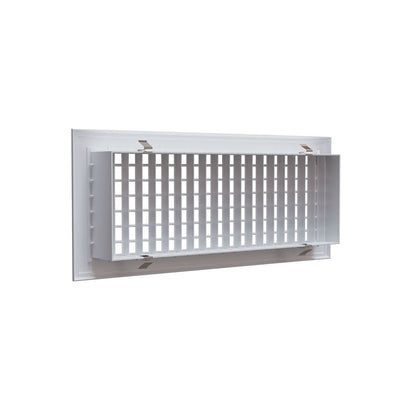 Grille de soufflage double déflexion 400x150 mm - DD400X150
