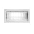 Grille de soufflage double déflexion 400x200 mm - Accessoires climatisation #DD400X200