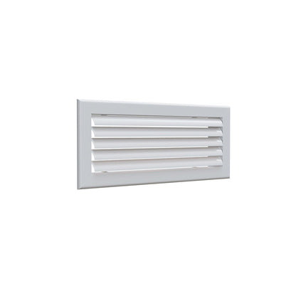 Grille soufflage à lames courbes 400X150