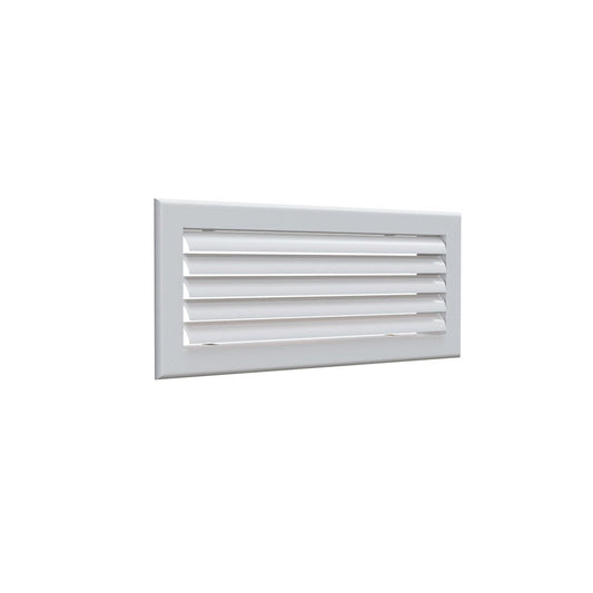 Grille soufflage à lames courbes 400X150