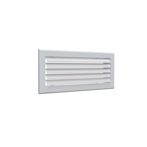 Grille soufflage à lames courbes 400X150