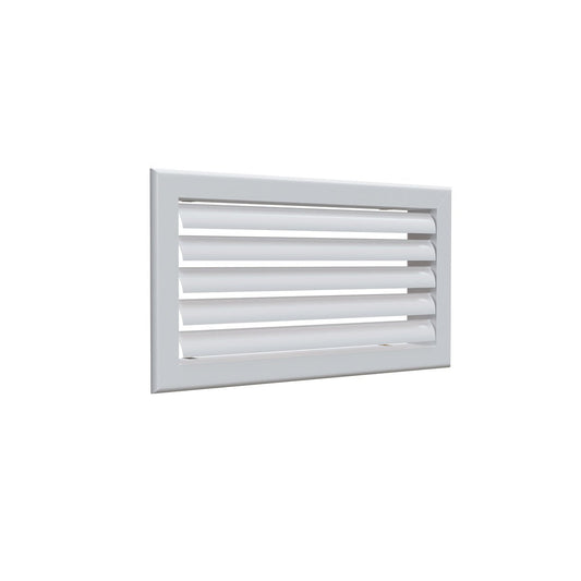 Grille soufflage à lames courbes 400X200