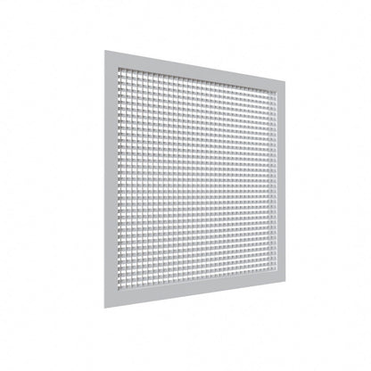 Grille de transfert alu blanc 600X600 mm