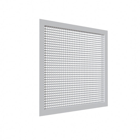 Grille de transfert alu blanc 600X600 mm